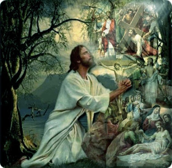 Religijne - Jezus w Getsemani.gif